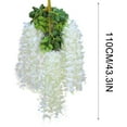 thumbnail image 3 of Tuvgenk Violet Artificial Flowers Indoor Holiday White Artificial Flowers for Outdoors Sturdy Wall Hanging for Decoration, 3 of 5