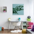 thumbnail image 2 of Stupell Industries Pop Style T-Rex Dinosaur Kids Wildlife Design Graphic Art Gallery Wrapped Canvas Print Wall Art, Design by Daphne Polselli, 2 of 7