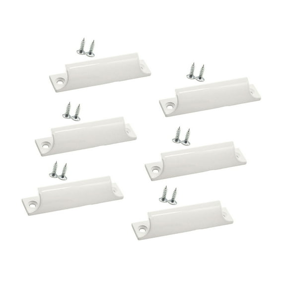 6pcs Cabinet Cup Pulls 3 Inch Center to Center Modern Aluminum Drawer Handles Upgrades for Kitchen and Bathroom Cabinets