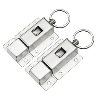 Sourcing Map Spring Loaded Toggle Latches, 110mm Length Stainless Steel 304 Hasps Clamps For Case Box Trunk Catches, Pack Of 1 (with Lock Hole