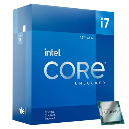 Intel - Core i7-12700KF Desktop Processor 12 (8P+4E) Cores up to 5.0 GHz Unlocked  LGA1700 600 Series Chipset 125W