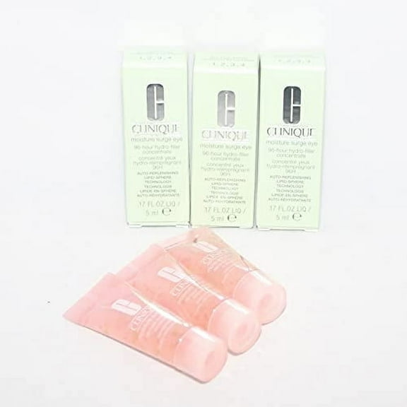 Clinique, Eye Moisture Surge Eye 96-Hour Hydro Filler Concentrate, 0.17oz/5ml, Pack of 3