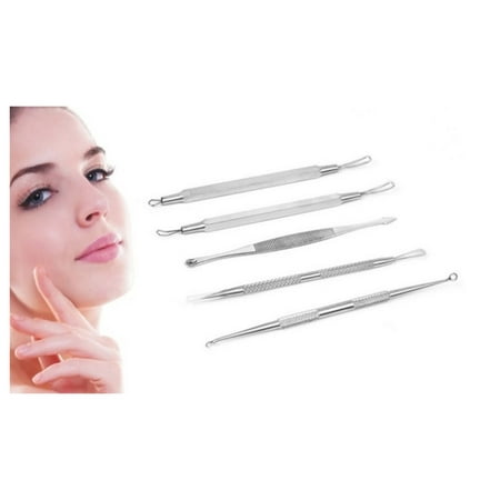 5-Piece Stainless Steal Blemish and Blackhead Remover Tool