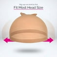 thumbnail image 2 of 12 Pack de Bonnets pour Perruque en Dentelle, Bonnet de Bas pour Femmes, Bonnet Chauve pour Perruques, 2 of 5