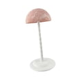 thumbnail image 3 of Soporte para la cabeza, soporte para exhibición de sombreros, soporte de mesa antideslizante con forma de cúpula de encaje, estante para almacenar gorras Rosa, 3 of 8