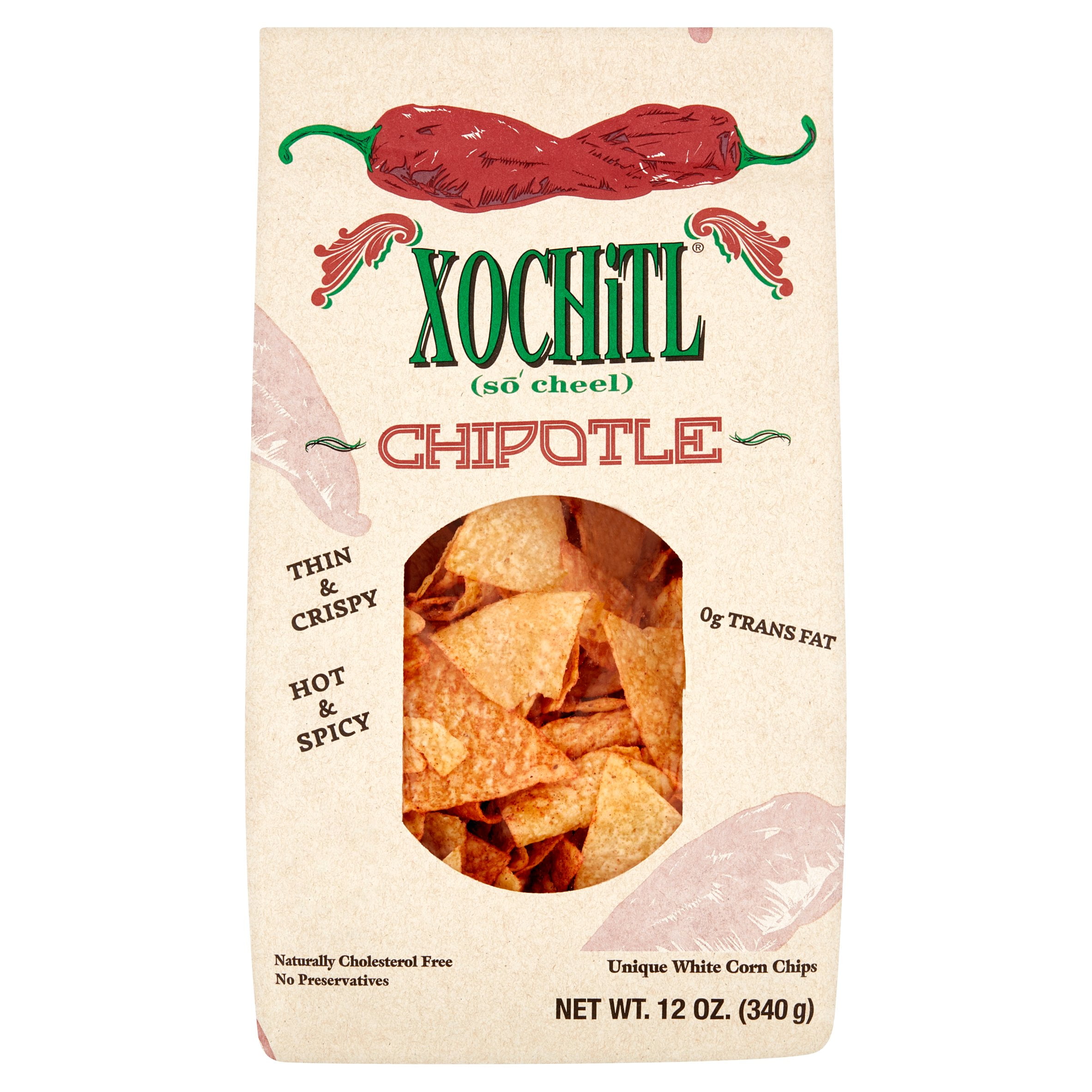 Xochitl Chip Tortilla Chipotle,12 Oz (Pack Of 10)