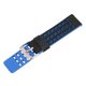 thumbnail image 5 of Correa de cuero compatible con Realme Watch 2 de repuesto de 0.866 in, correa de reloj, pulsera, pulsera, color negro y azul, 5 of 5