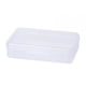 thumbnail image 1 of Estuche de Plástico para Lápices, de Gran Capacidad, Transparente, con Tapa a Presión, Apilable y Elegante, para Guardar Suministros de Oficina., 1 of 1
