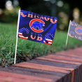 Chicago_Cubs Handheld Flag and Mini Stick Flag 5.5x8.2in