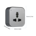 thumbnail image 4 of Universal three-pin track socket power track socket multi-function electric mobile track socket power track adapter, 4 of 8