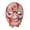 Red, variant on Orangide Halloween Witch Face Cover Spooky Prop for Party Dress Up Stereoscopic Realistic 3D High Quality for Adults Eerie Fancy