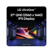 LG UltraGear 27G640A-B 27 1440p HDR 300 Hz Gaming Monitor