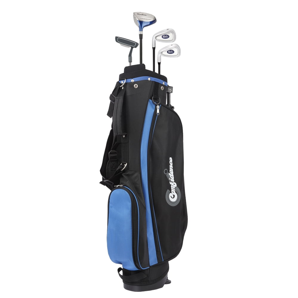 Confidence Junior V2 Golf Left Hand Club Set w/Stand Bag for kids Ages