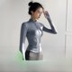 thumbnail image 5 of Chaqueta deportiva de manga larga de secado rápido para mujer, chaqueta ajustada y ajustada, para correr, ropa de fitness popular, otoño e invierno, 5 of 6