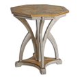 thumbnail image 1 of Uttermost Ranen Coastal Mindi Wood and MDF Wood Accent Table in Aged White, 1 of 5