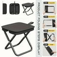 thumbnail image 3 of Portable multi-functional outdoor folding camping chair, travel chair, seat, fishing chair, hiking chair, picnic chair, 3 of 9
