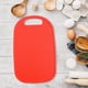 thumbnail image 5 of Tabla de cortar de plástico doble cara, extra grande, antideslizante, apta para lavavajillas | Tabla reutilizable de grado alimenticio con mango fácil de agarrar y zona para picar | 12.8x7.8, 5 of 6