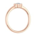 thumbnail image 2 of 1/4 Carat Diamond Engagement Ring Band in 10K Rose Gold (Ring Size 9), 2 of 4