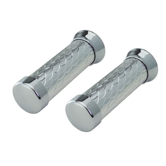 Deluxe Bike Grips Scales(Chrome)
