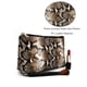 thumbnail image 2 of Estuche organizador de bolsas de cosméticos, bolsa de cosméticos grande portátil, portaescobillas de viaje, bolso de mano de PU con cremallera dorada, organizador de lápices, cartera para mujer, piel de serpiente Ormromra CZMR-ST84, 2 of 3