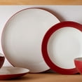 thumbnail image 4 of Noritake Colorwave Raspberry 12-Piece Coupe Dinnerware Set, Service for 4, 4 of 7
