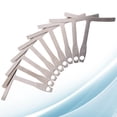 thumbnail image 5 of CIMAXIC 9pcs One Set Guitar T Shaped Measuring Calipers Adjustment Stainless Steel Guitar Neck Fingerboard Wire Radian Ruler,2.76"X2.76"X0.04", 5 of 5