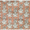 thumbnail image 4 of oneOone Organic Cotton Poplin Twill Fabric Rabbit Block Printed Fabric 1 Yard 42 Inch Wide, 4 of 4