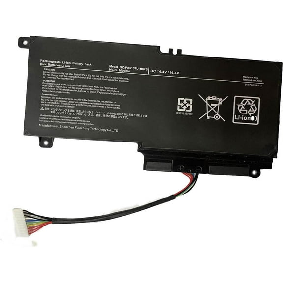 Replacement PA5107U-1BRS Battery for Toshiba Satellite P55-A5200 P55T-A5116 P00057323 L55-A5284 L55-A5284NR L55-A5299 S50D-A L50-A 14.4v 43wh