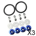 thumbnail image 1 of DYNWAVECA 3xQuick Release Fasteners For Car Trunk Lids Kit Blue 3 Pcs, 1 of 10