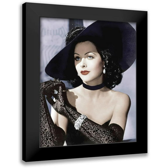 Hollywood Photo Archive 12x14 Black Modern Framed Museum Art Print Titled - Hedy Lamarr