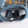 thumbnail image 3 of Dog Jean Jacket Cool Shirt Breathable Spring Fashion Vest Clothing For Small Dogs Cats, 3 of 8