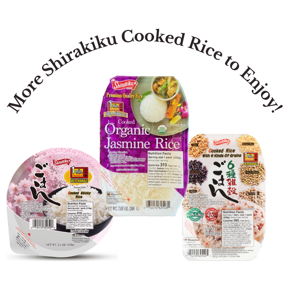 Shirakiku Brand Cooked Brown Rice Microwaveable, Does Not Contain Wheat