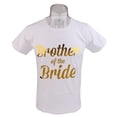 thumbnail image 4 of de novia, letras doradas impresas, camiseta de para hombre, de bodas Sunnimix Camiseta para hombre, 4 of 8