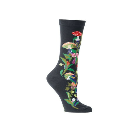 Women's Witches' Garden and Apothecary Floral Socks - Cotton - Muscaria