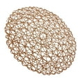 thumbnail image 5 of 1 Piece 38cm Round Straw Woven Cup Mats Rattan Table Placemat for Home Restaurant Coffee, 5 of 8