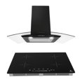 thumbnail image 1 of Combo de cocina parrilla de 4 quemadores de induccion magnetica y campana de 76 cm SUPRA PISTOYA, 1 of 7