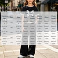 thumbnail image 4 of oelaio Girl's Cute 2 Piece Outfits Graphic Crop T Shirt and Wide Leg Pants Y2K Clothing Set Summer Casual Streetwear C-Black 11 Years, 4 of 6