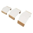 thumbnail image 3 of 3Pcs Jewelry Display Stand White Soft PU Leather Assorted Size Elegant Necklace Display Holder for Home Store Counter, 3 of 14
