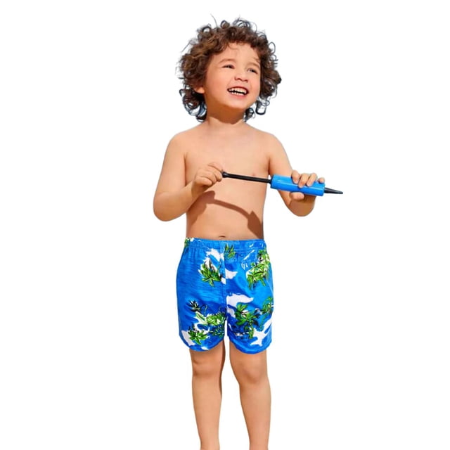Short Duradero Niño Bermuda Casual Verano Playa Alberca Color