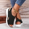 thumbnail image 3 of Dakaela Women's Walking Sandals Arch Support Orthotic Slip on Shoes Plantar Fasciitis Platform Sandals, 3 of 6