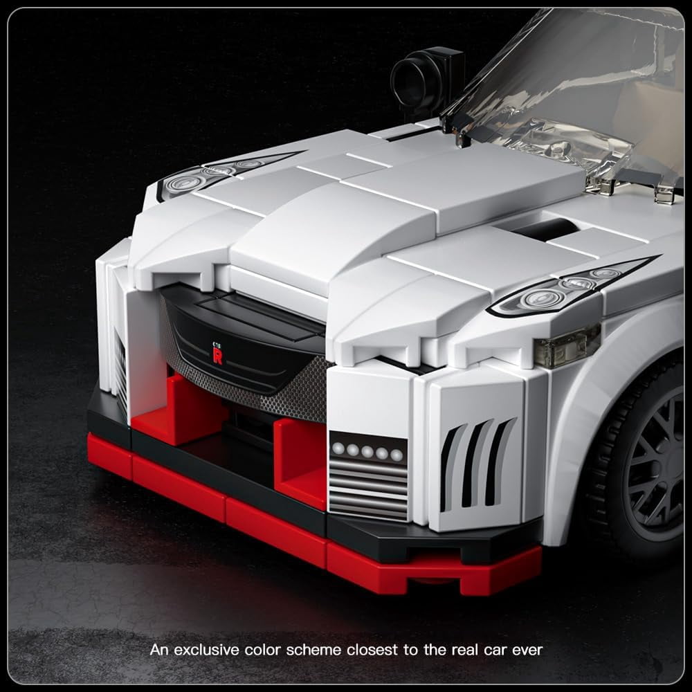Speed Champion Car Models Building Toys with Display Case, 27031 Model Car Kits Building Blocks, Race Car Building Sets, JDM Kits for Adults (356PCS)