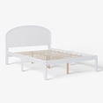 thumbnail image 6 of Mainstays Kids Full Size Wood Platform Bed Frame, White, 6 of 8