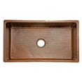 thumbnail image 2 of KSB33199 33'' Antique Copper Kitchen Single Basin Sink, 2 of 3