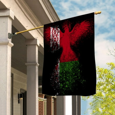 Belarusian Flag With Eagle Painting - Proud Belarus House Flag (29.5x39.5) Double-Sided Decorative Polyester Indoor/Outdoor Flag