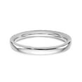 thumbnail image 5 of 14K White Gold Ring Band Wedding Diamond Round , Size 8, 5 of 7