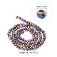 thumbnail image 2 of Uxcell 4 mm Briolette Rondelle Glass Beads, Small Round Faceted Crystal Bead, Colorful 10Pack, 2 of 5
