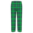 thumbnail image 3 of uublik Mens Pajamas Set Soft Button Down Classic Lapel Comfy Long Sleeve Pajamas for Men, Green, 3 of 4