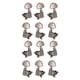 thumbnail image 2 of Wosthever 6 Pieces Guitar Tuning Pegs Component Instrument Fitting Handle Peg Professional Music Knob Tuner Sealed Adjusting for Replace Type4 NO4, 2 of 6