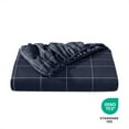 thumbnail image 5 of Bare Home Fitted Sheet - Premium 1800 Collection - Deep Pocket - Ultra-Soft Wrinkle Resistant - Twin, Grid - Midnight/White, 5 of 5
