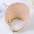 thumbnail image 3 of LinYooLi Simple Straw Hat Travel Cap Sun Visor Hat, 3 of 7